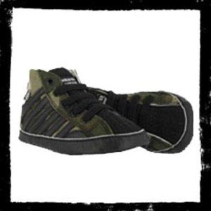 Draven Duane Peters Camo Baby Shoes 0-6mo Size 1
